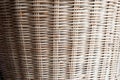 Details of wickerwork pattern made of rattan. Royalty Free Stock Photo