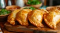 Details wiht the empanadas dish. AI generated