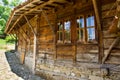 Details of wooden architecture in Bulgarian village Royalty Free Stock Photo