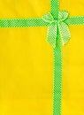 Details on yellow cloth. Royalty Free Stock Photo