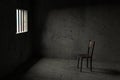 Detained - 3D Prison Royalty Free Stock Photo