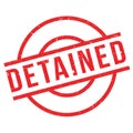 Detained rubber stamp