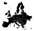 Detalied map of Europe