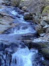 Detalils in the norwegian nature, waterfall