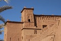 Detall, Kasbah of clay Ait Ben Haddou in Morocco