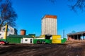 Detchino, Russia - March 2016: Detchinsky mixed fodder plant