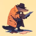 Detective Alligator - Sleuthy and Suave!