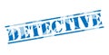 Detective blue stamp
