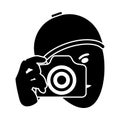 Detective With Camera Icon