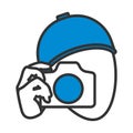 Detective With Camera Icon