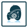 Detective With Camera Icon