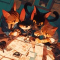 Detective Cats: Animated Mystery Team