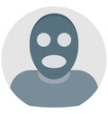 Detective Color Isolated Vector Icon that easily can be modified and edit.