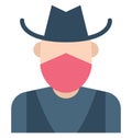 Detective Color Isolated Vector Icons that can easily modify or edit Detective Color Isolated Vector Icons that can easily modify