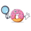 Detective Donut character cartoon style