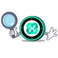Detective Ethos coin character cartoon