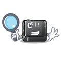 Detective f11 button in the character shape Royalty Free Stock Photo