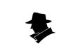 Detective Hidden Face Logo