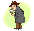 Detective man Royalty Free Stock Photo