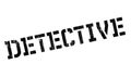 Detective rubber stamp