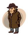 Detective or spy Royalty Free Stock Photo