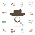 detective tools icon. Detailed set of tools of various profession icons. Premium graphic design. One of the collection icons for