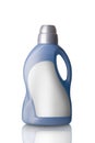 Detergent blue bottle