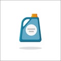 Detergent bottle vector icon, flat cartoon chemical container illustration isolated on white background Royalty Free Stock Photo