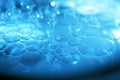 Detergent bubbles, bubble closeup background image Royalty Free Stock Photo