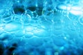 Detergent bubbles, bubble closeup background image Royalty Free Stock Photo