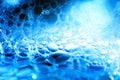 Detergent bubbles, bubble closeup background image Royalty Free Stock Photo