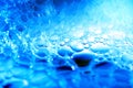 Detergent bubbles, bubble closeup background image Royalty Free Stock Photo