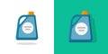 Detergent cleaner bottle icon vector or bleach clean package plastic container isolated flat cartoon illustration, idea of Royalty Free Stock Photo
