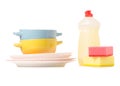 Detergent for utensils and clean sponges dishes