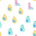 Detergent Washing Vector Seamless Pattern Royalty Free Stock Photo