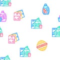 Detergent Washing Vector Seamless Pattern Royalty Free Stock Photo
