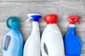 Detergents, fabric softeners and liquid doser scoop for washing