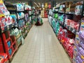 Detergents in the supermarket