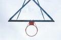 Deteriorated basketball hoop