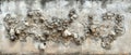 Deteriorated Concrete Wall with Extensive Spalling Royalty Free Stock Photo
