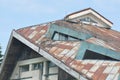 Deteriorated roof detail