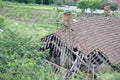 Deteriorated roof Royalty Free Stock Photo