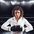 Determined businesswoman Royalty Free Stock Photo