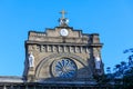 Detiails of Manila Cathedral facade at the Intramuros area Royalty Free Stock Photo
