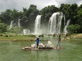 Detian waterfall China Royalty Free Stock Photo