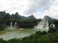 Detian waterfall China Royalty Free Stock Photo