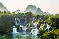 View of detian waterfall,guangxi.NO.1 Royalty Free Stock Photo