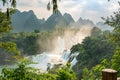 Detian waterfalls in Guangxi province China Royalty Free Stock Photo
