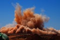 Detonator blasting in the construction industry Royalty Free Stock Photo