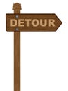 Detour sign